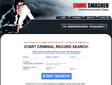 Tablet Screenshot of crimesmasher.com